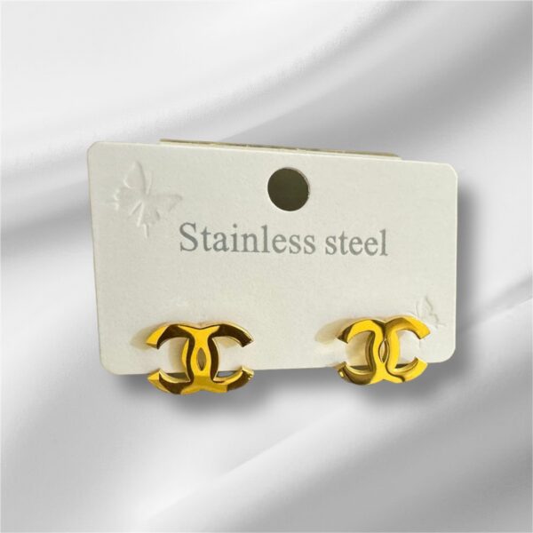 channel golden ear studs